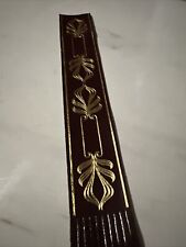 Leather bookmark vintage for sale  LEEDS