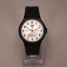 Relógio unissex preto ultrafino Casio mostrador prateado 1330 MQ-24 com nova bateria comprar usado  Enviando para Brazil