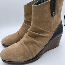 Botas de gamuza impermeables para mujer The North Face Bridgeton con cuña con cremallera marrón talla 9,5 segunda mano  Embacar hacia Argentina