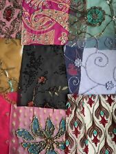Embellished sari fabric for sale  SHREWSBURY
