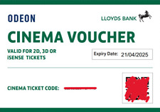 Odeon cinema ticket for sale  PONTYCLUN