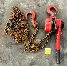 COFFING 1-1/2 TON MANUAL RACHET LEVER CHAIN HOIST #ZN0388 21' CHAIN for sale  Shipping to South Africa
