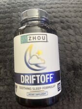 Zhou Nutrition - Driftoff ayuda calmante para dormir - 60 gorras - Ex. 08/2025 sin caja segunda mano  Embacar hacia Mexico