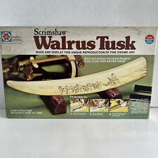 Scrimshaw walrus tusk for sale  Paramus