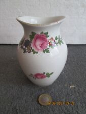 Rose patterned vase for sale  POOLE