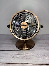 Ventilador de mesa Heritage, 6 polegadas, cobre escovado calor verão, usado comprar usado  Enviando para Brazil