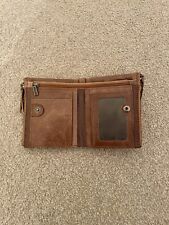 Brown distressed leather for sale  HALESOWEN