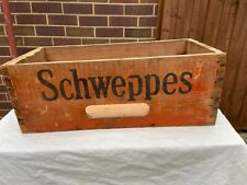 Vintage schweppes crate for sale  DERBY
