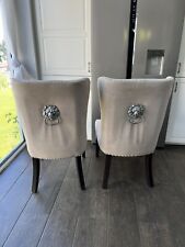 Pair fabric dining for sale  BRISTOL