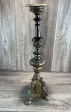Used, Antique Church Altar Candlestick Candleholder Baroque French Style Bronze 24 In. for sale  Shipping to South Africa