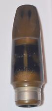 Usado, Bocal de sax tenor vintage Meliphone aço especial ebonita J5 sem reserva comprar usado  Enviando para Brazil