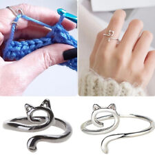 Usado, 1 peça anel guia de fio dedal para tricô e crochê anel de tensão ajustável comprar usado  Enviando para Brazil