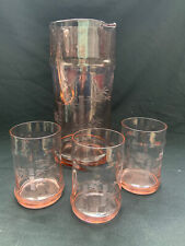Vintage pink glass for sale  Shipping to Ireland