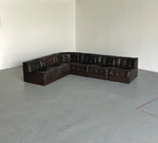 Original De Sede DS-11 Patchwork Leather Six-Part Modular Sofa, 1970s for sale  Shipping to South Africa