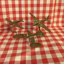 Vintage brass aeroplane for sale  CONGLETON