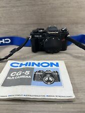Chinon CG-5 35mm Film SLR Black Camera Body, used for sale  Shipping to South Africa