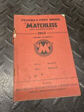 Genuine instruction book for sale  SWADLINCOTE