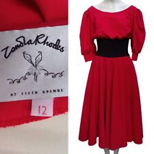 Vintage red dress for sale  LONDON