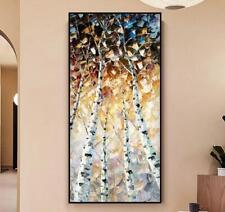 48"Home office wall Decor art Modern 100%Handpainted oil painting on canvas-tree for sale  Shipping to Canada