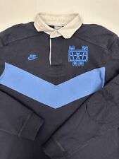 Camisa polo vintage Nike Rugby SW 01 manga larga negra algodón talla mediana 21x27,5 segunda mano  Embacar hacia Argentina