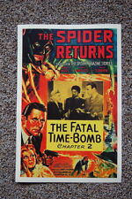 93580 The Spider Returns Chapter 2 The Fatal Time Bomb Wall Print Poster Plakat comprar usado  Enviando para Brazil