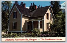 Cartão postal The Beekman House histórico Jacksonville Oregon OU banqueiro e agente N95, usado comprar usado  Enviando para Brazil