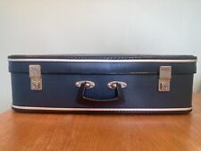 vintage blue suitcase for sale  HEYWOOD