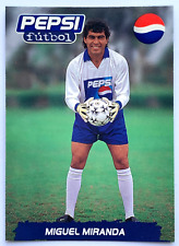 Usado, Tarjetas de fútbol Pepsi 1997 #31 Miguel Miranda Campos edición Sudamérica Ax segunda mano  Embacar hacia Mexico