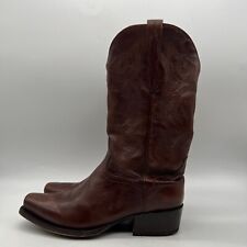 El Dorado ED2561 Mens Brown Leather Mid Calf Cowboy Western Boots Size 10.5 D for sale  Shipping to South Africa