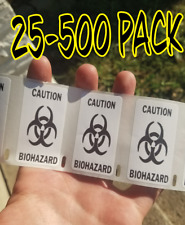 Biohazard 25-1000 Pack Adesivos Decalque Adesivo brincadeira Gag etiqueta médica comprar usado  Enviando para Brazil