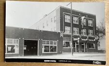 H.H. Bregstone RPPC Eakin Hotel & Auto Garage At Vandalia, Illinois. Fayette Co. for sale  Shipping to South Africa