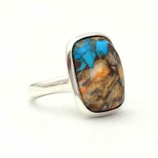 Oyster Turquoise Gemstone 925 Sterling Sliver Jewelry Engagement Ring AA-751 for sale  Shipping to United Kingdom