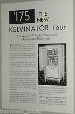 Used, 1929 Kelvinator refrigerator advertisement, early electric icebox for sale  Shipping to South Africa