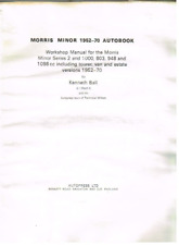 Morris minor series for sale  MANSFIELD