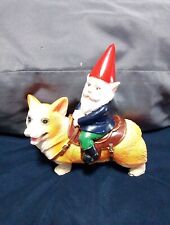 Gnome riding corgi for sale  Weaverville