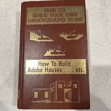 Cómo construir tu propia casa subterránea Adobe House 1a edición. Libros con pestañas de Scott 1979 segunda mano  Embacar hacia Mexico