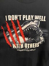 Juego bien con otros/INBELICEABLE/Mordedura de tiburón adulto XL Gildan segunda mano  Embacar hacia Mexico