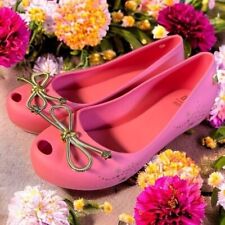 Mini sapatilhas de balé Melissa rosa e dourado Bow Jelly tamanho 1 feminino comprar usado  Enviando para Brazil