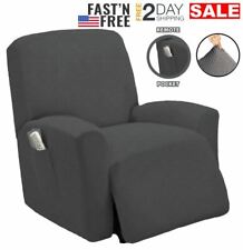 Sofá Reclinable Funda De Sillon Cubre Forros Para Sofás Sillón Elástico Gris Nuevo, usado segunda mano  Embacar hacia Argentina