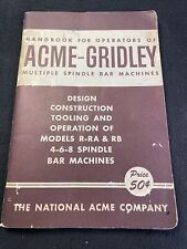 gridley acme machine for sale  Springfield