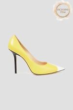 RRP€585 JIMMY CHOO Love 100 Leather Court Shoes US6 UK3 EU36 Logo Made in Italy, used for sale  Shipping to South Africa