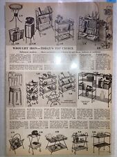 1955 Spiegel Catálogo Impressão Anúncio Meio Século Moderno Mesas de Cartão Prateleiras Racks comprar usado  Enviando para Brazil