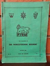 Firm worcestershire regiment for sale  STAFFORD