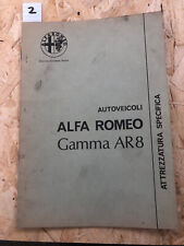 Alfaromeo ar8 manuale usato  Cavour