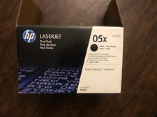HP LASERJET 05X CARTUCHO DE IMPRESSÃO ALTO VOLUME PRETO CE505XD pacote único lacrado comprar usado  Enviando para Brazil