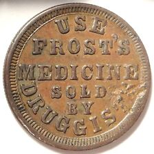 Indianapolis, Indiana Frost's Medicines Civil War Store Karta Żeton w 460Ba-3a 1 na sprzedaż  Wysyłka do Poland