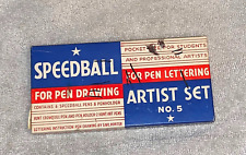 Used, Vintage Speedball Artist Pen Set No. 5 for sale  Shipping to South Africa