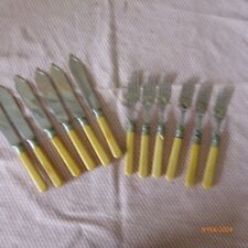 Vintage fish knives for sale  VIRGINIA WATER