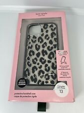 Capa rígida Kate Spade iPhone 13 (6.1" - câmera pequena) City Leopard preta comprar usado  Enviando para Brazil