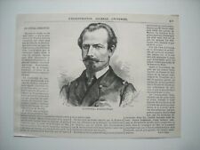 Gravure 1871. general d'occasion  Laxou